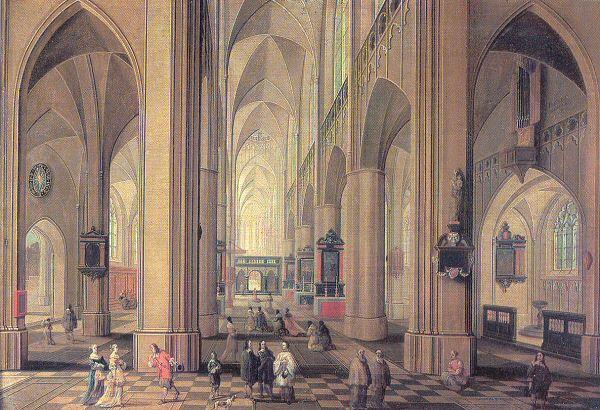 Neeffs, Peter the Elder Interior of the Cathedral at Antwerp China oil painting art